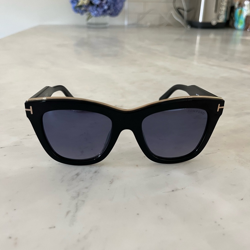 TOM FORD Black Julie 52MM Square Sunglasses